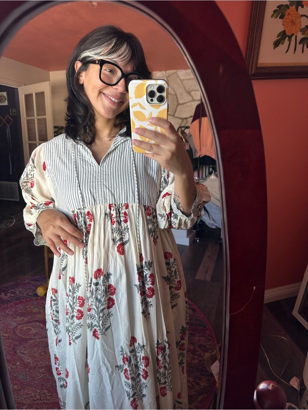 Hand Block Printed Dress - Picture 9 of 9